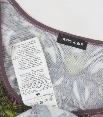 Womens UK Size 10 Gerry Weber Multicoloured Basic T-Shirt
