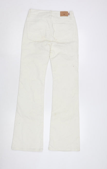 Womens UK Size 26 in Superdry   White Trousers