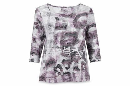 Womens UK Size 14 Unknown Multicoloured Basic T-Shirt