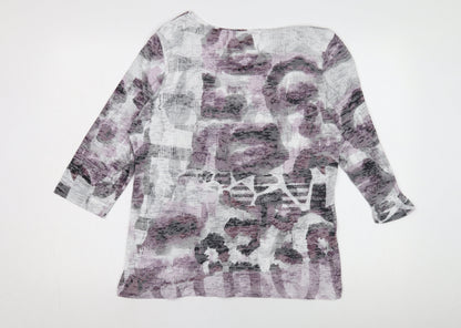 Womens UK Size 14 Unknown Multicoloured Basic T-Shirt