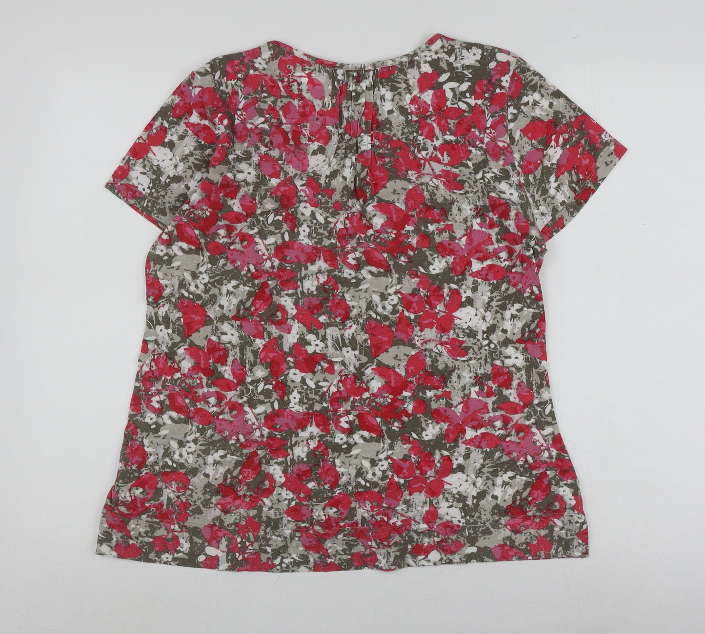 Womens UK Size 14 DASH Multicoloured Basic Blouse