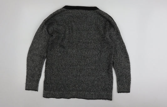 Disney Women’s Black XS Pullover Jumper Mickey Mouse