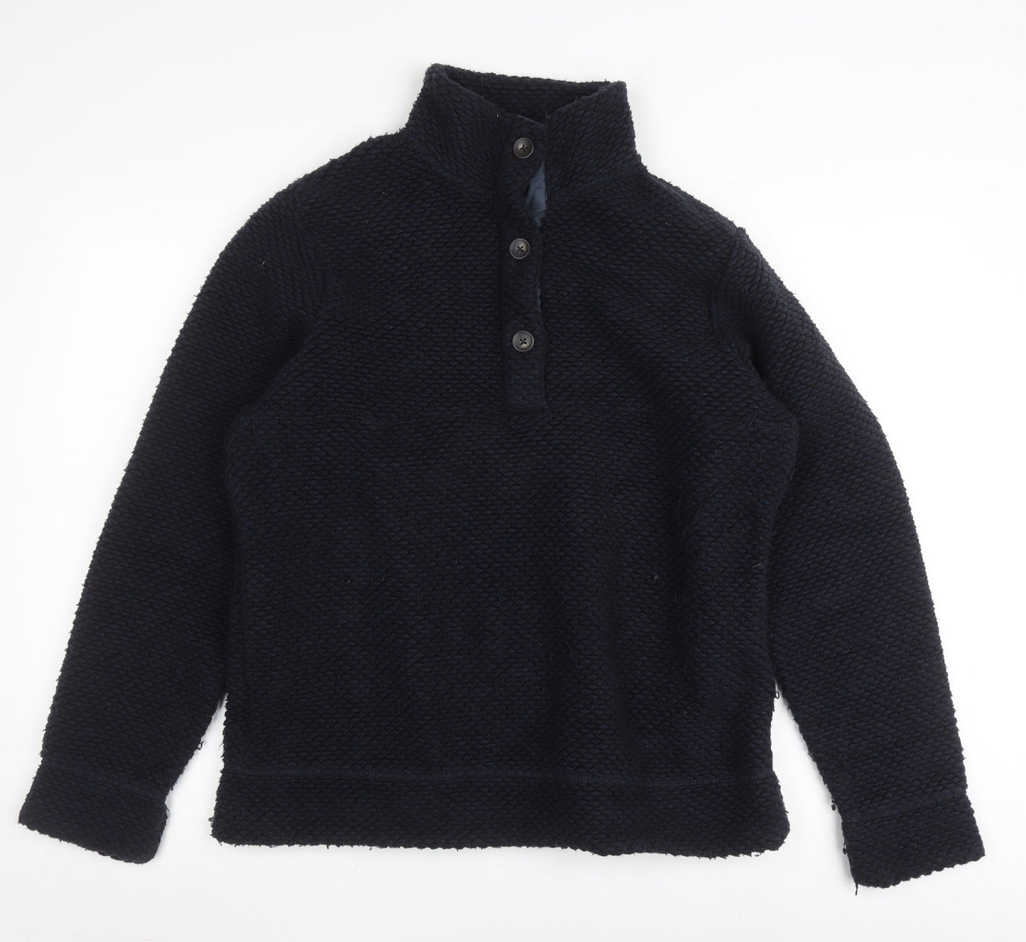 Craghoppers Men's Black Wool Henley Jumper, M for Hiking