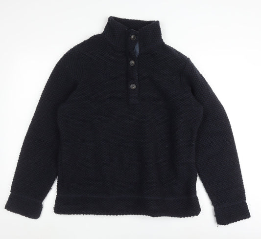 Craghoppers Men's Black Wool Henley Jumper, M for Hiking
