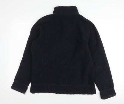 Craghoppers Men's Black Wool Henley Jumper, M for Hiking