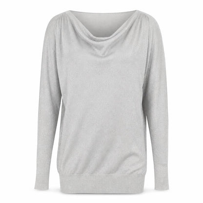 Womens UK Size 12 Phase Eight Silver Pullover Jumper
