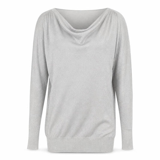 Womens UK Size 12 Phase Eight Silver Pullover Jumper