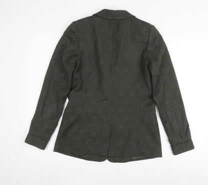Hobbs Green Wool Blazer Women’s Slim Fit Size 6