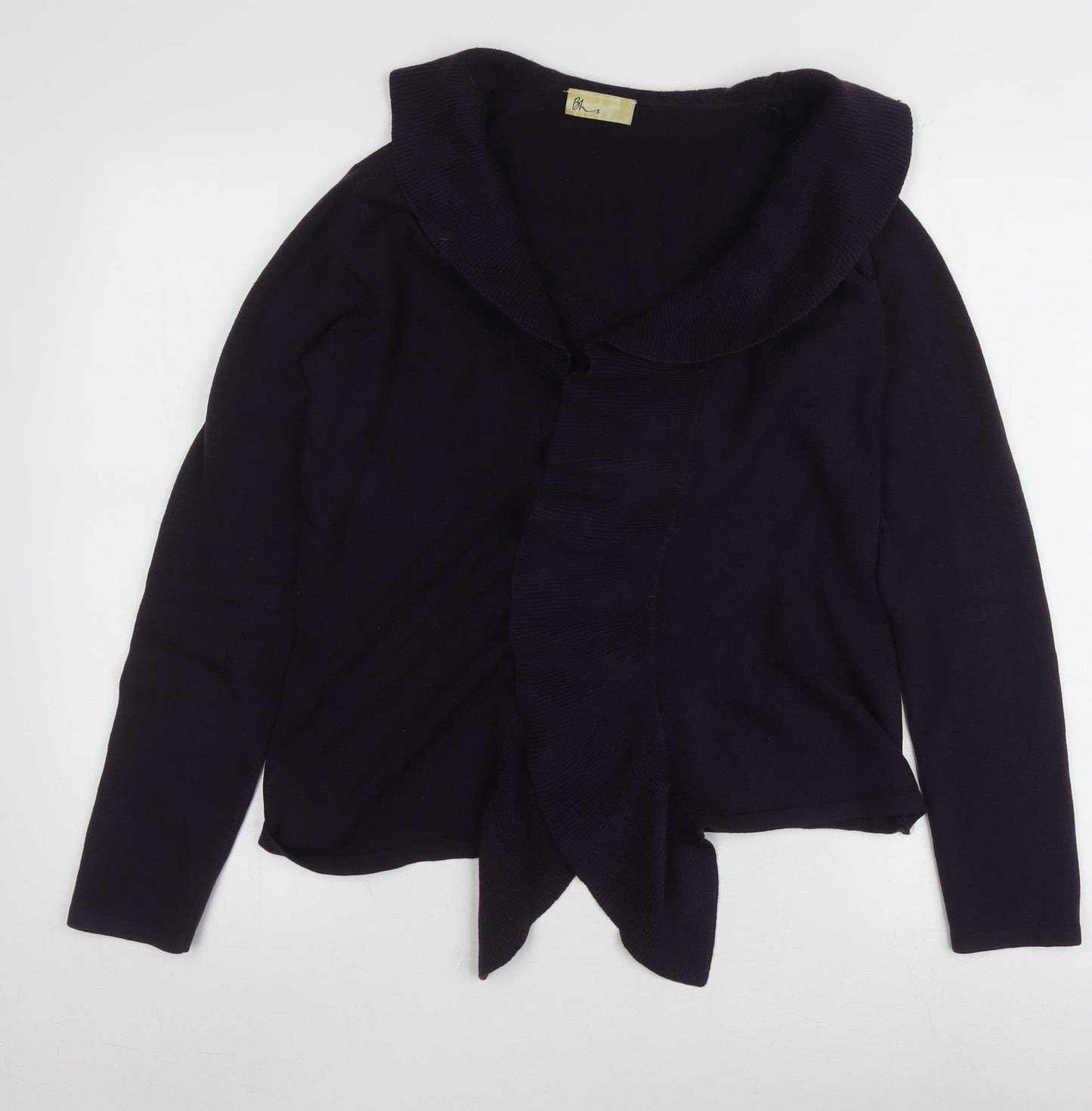 Womens UK Size 12 BHS Black Cardigan Jumper