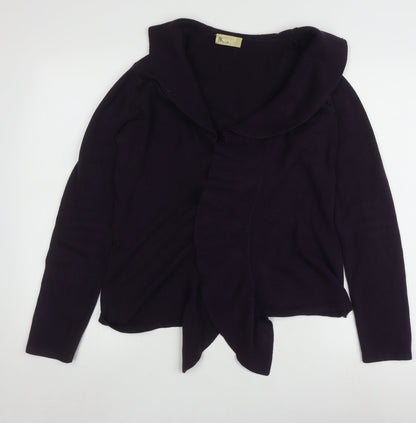 Womens UK Size 12 BHS Black Cardigan Jumper