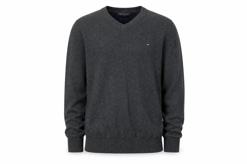 Mens UK Size M Tommy Hilfiger Grey Pullover Jumper