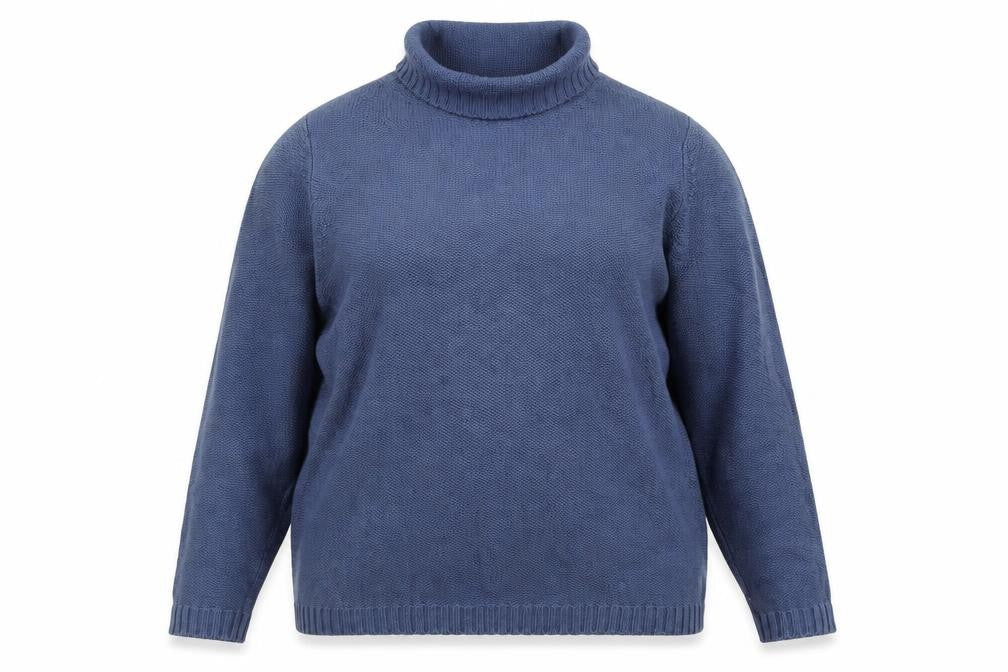 Womens UK Size 18 Cotton Traders Blue Pullover Jumper
