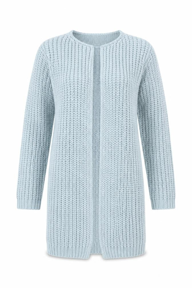 Womens UK Size 14 Cotton Traders Blue Cardigan Jumper