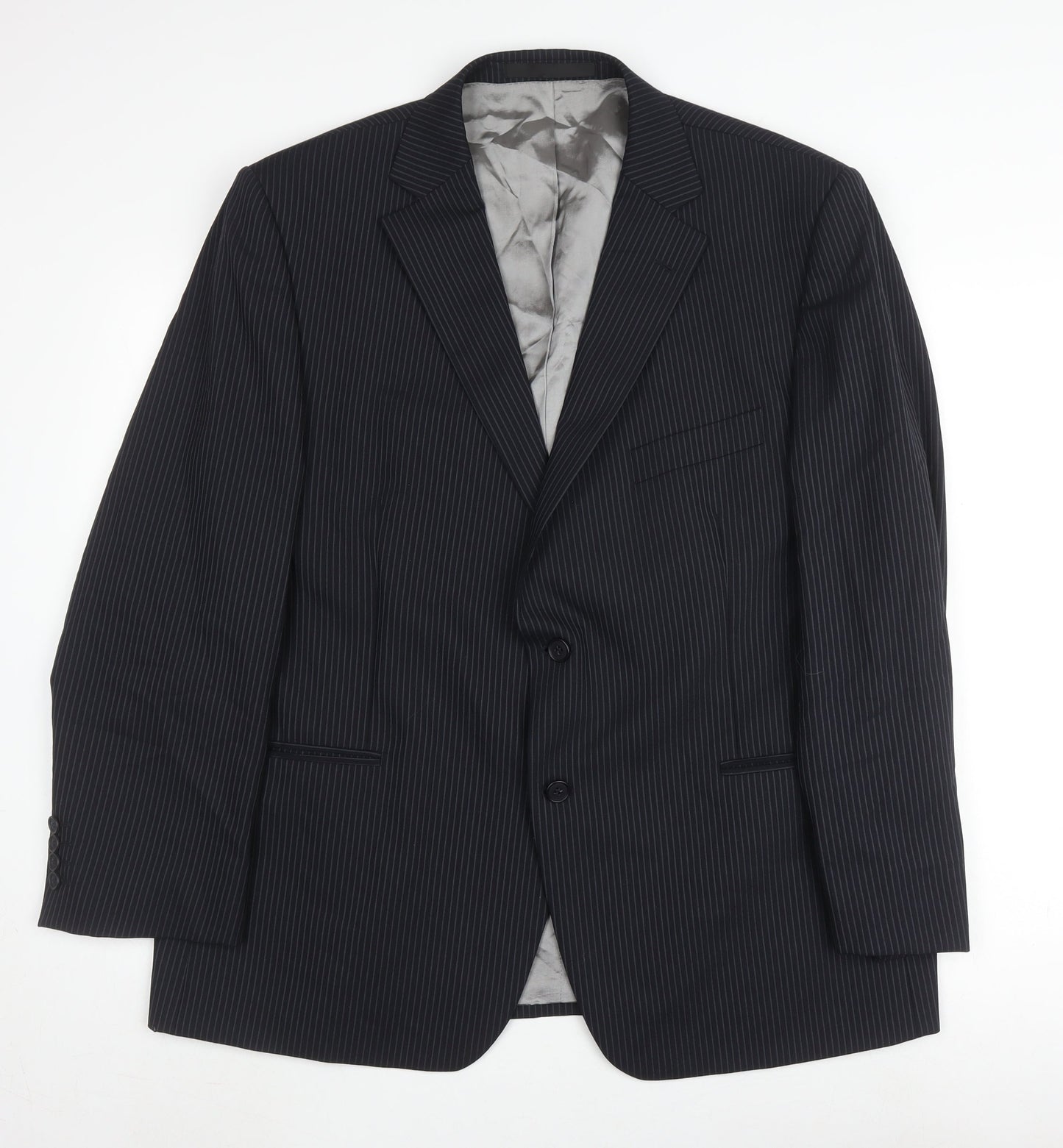Mens UK Size 48 Marks and Spencer Regular Blue Suit Jacket