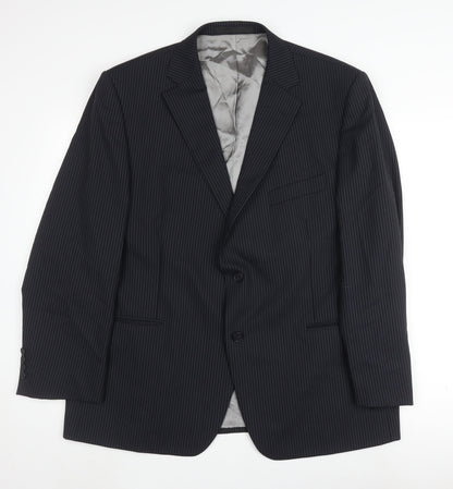 Mens UK Size 48 Marks and Spencer Regular Blue Suit Jacket