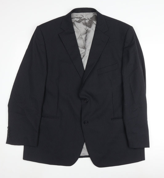 Mens UK Size 48 Marks and Spencer Regular Blue Suit Jacket