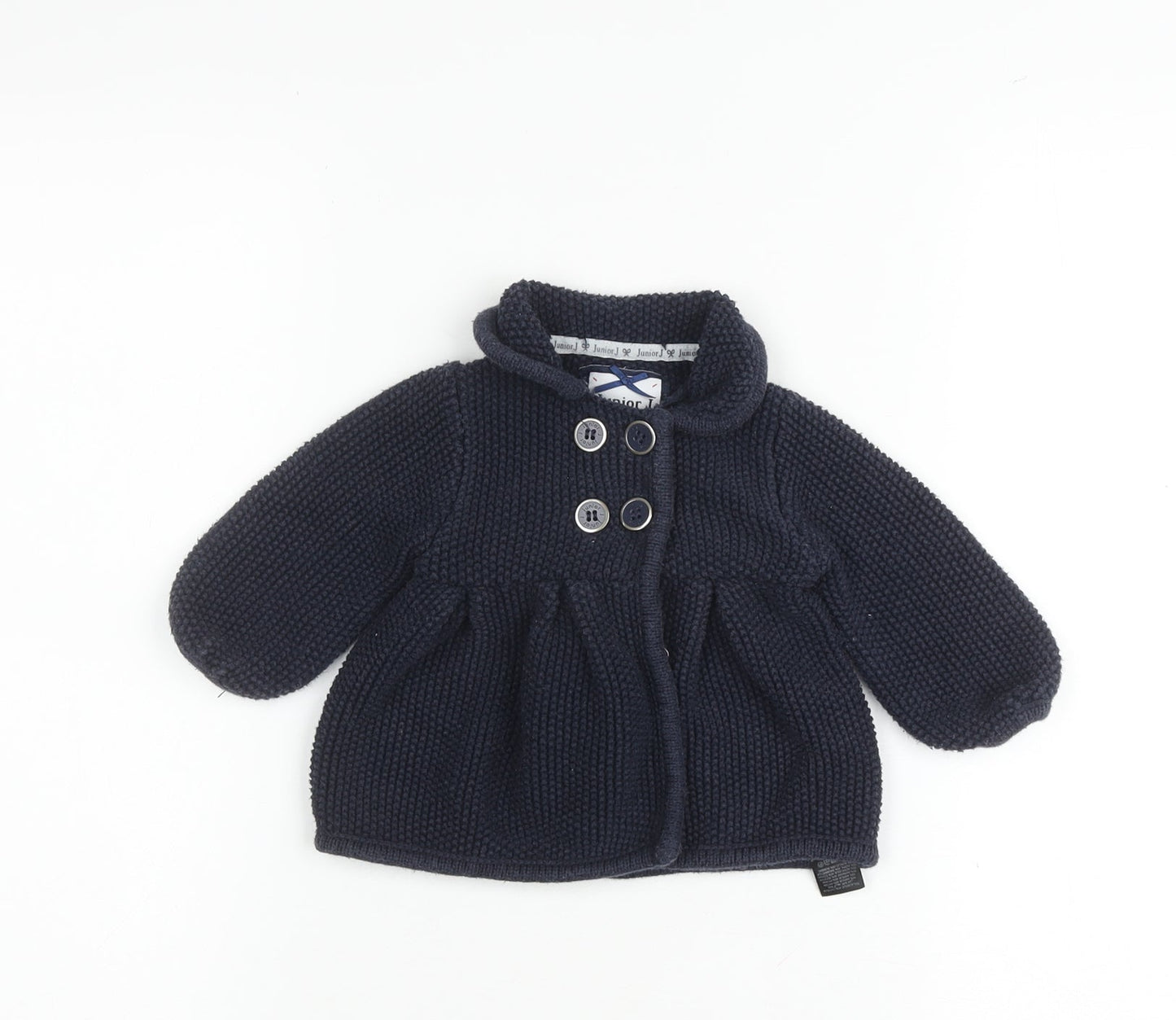 Junior J Unisex Baby Blue Cardigan, 9-12 Months, Casual Knit