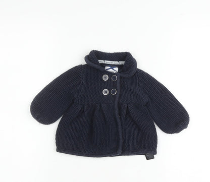 Junior J Unisex Baby Blue Cardigan, 9-12 Months, Casual Knit