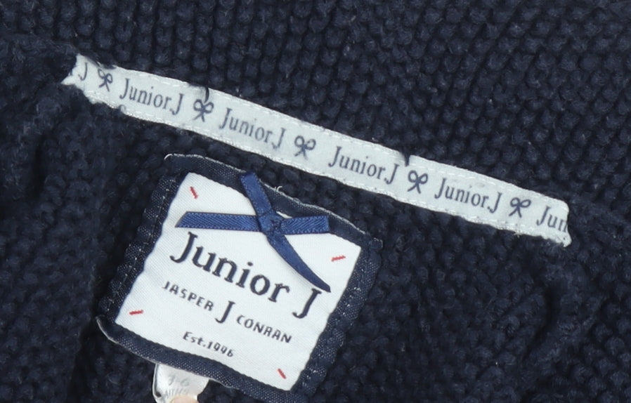 Junior J Unisex Baby Blue Cardigan, 9-12 Months, Casual Knit