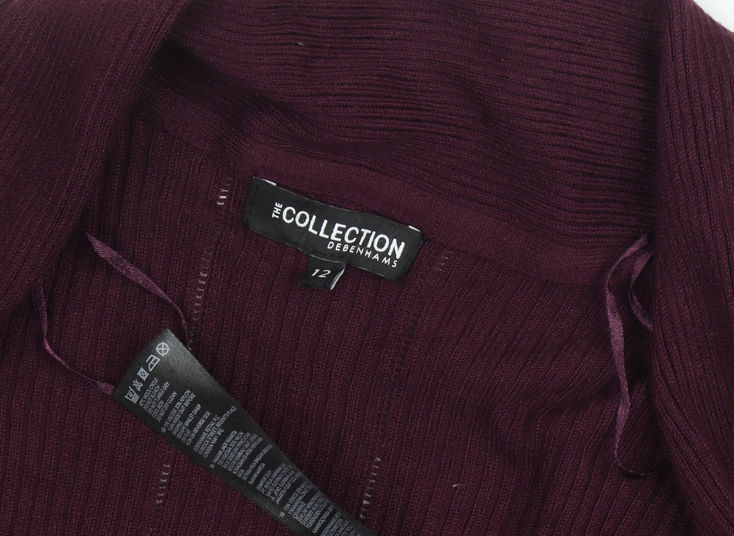 Womens UK Size 12 The Collection Purple Cardigan Jumper