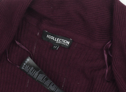 Womens UK Size 12 The Collection Purple Cardigan Jumper