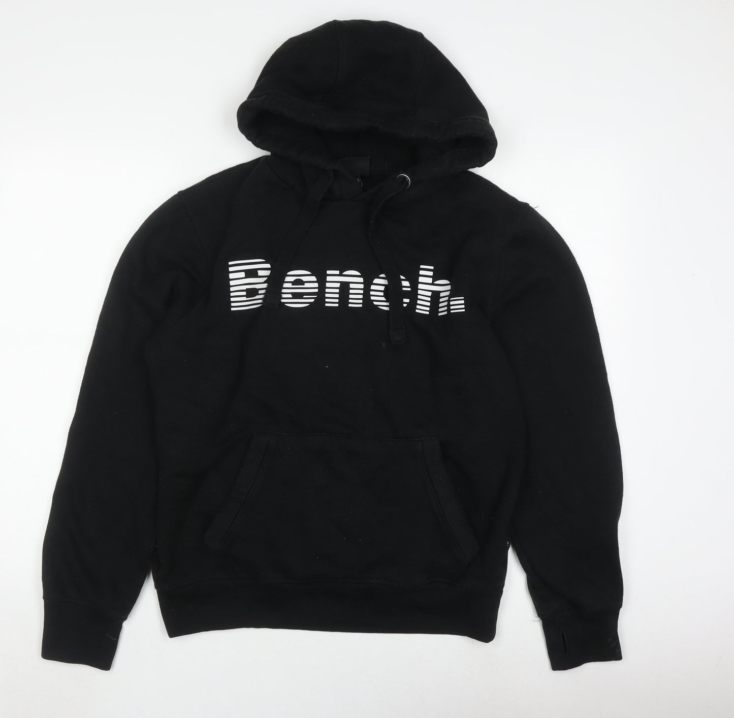 Mens UK Size S Bench Black Pullover Hoodie