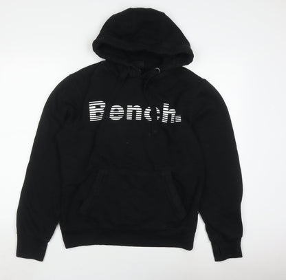 Mens UK Size S Bench Black Pullover Hoodie