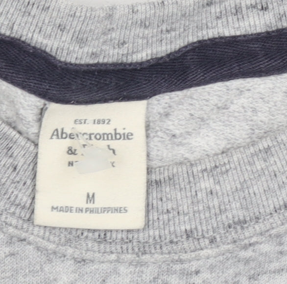 Abercrombie & Fitch Men's Grey Sweatshirt M