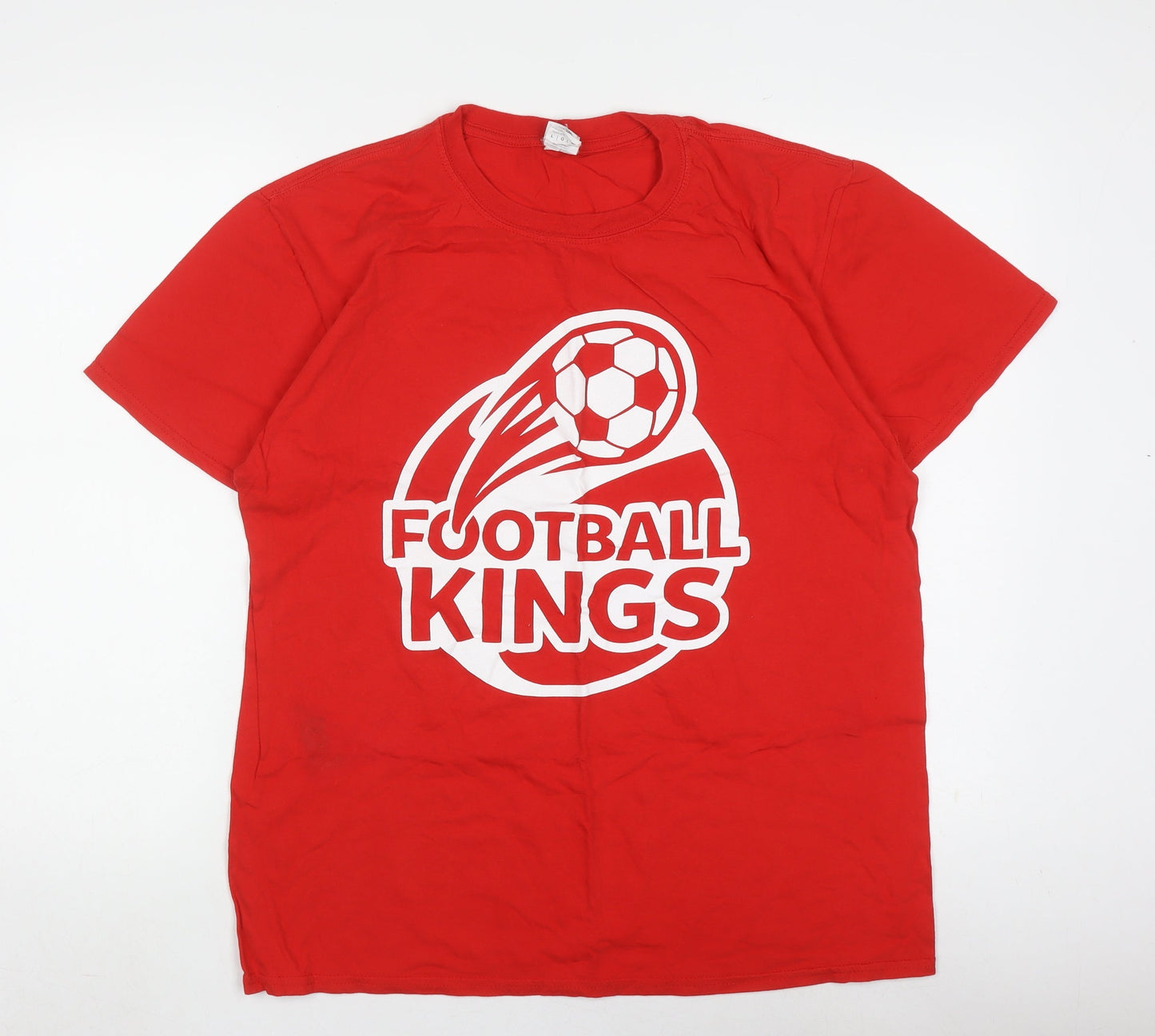 Mens UK Size L Gildan Red  T-Shirt