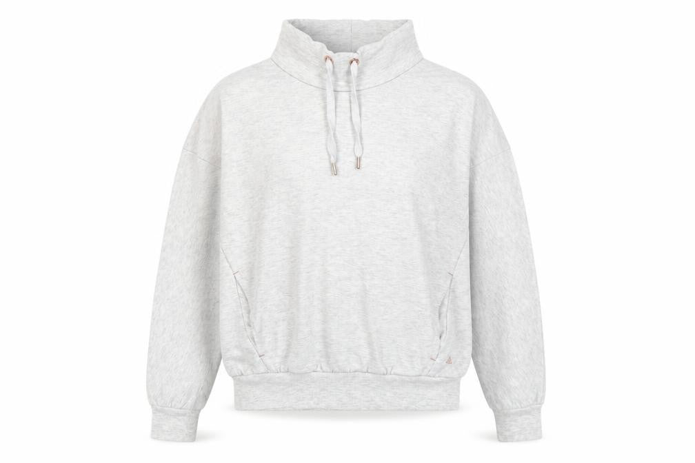 Womens UK Size 8 NEXT Grey 1/4 Zip Sweatshirt