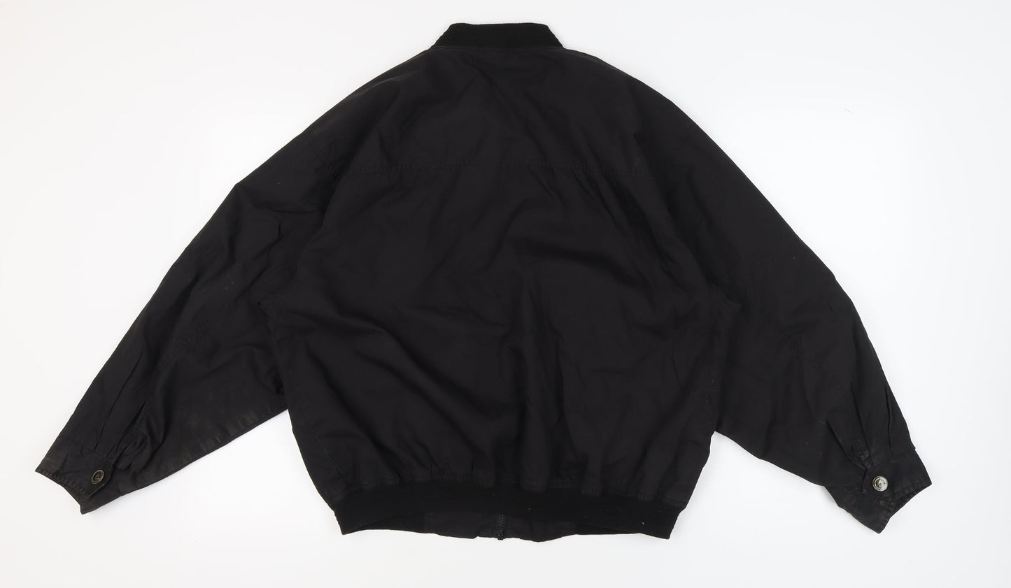 Mens UK Size M Mountain Pass Black Bomber Jacket