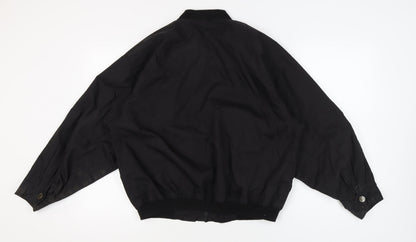Mens UK Size M Mountain Pass Black Bomber Jacket
