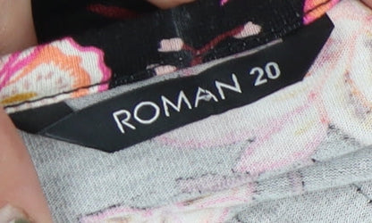 Womens UK Size 20 Roman Multicoloured Camisole Tank