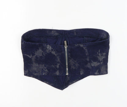 Womens UK Size 8 Missguided Blue Camisole