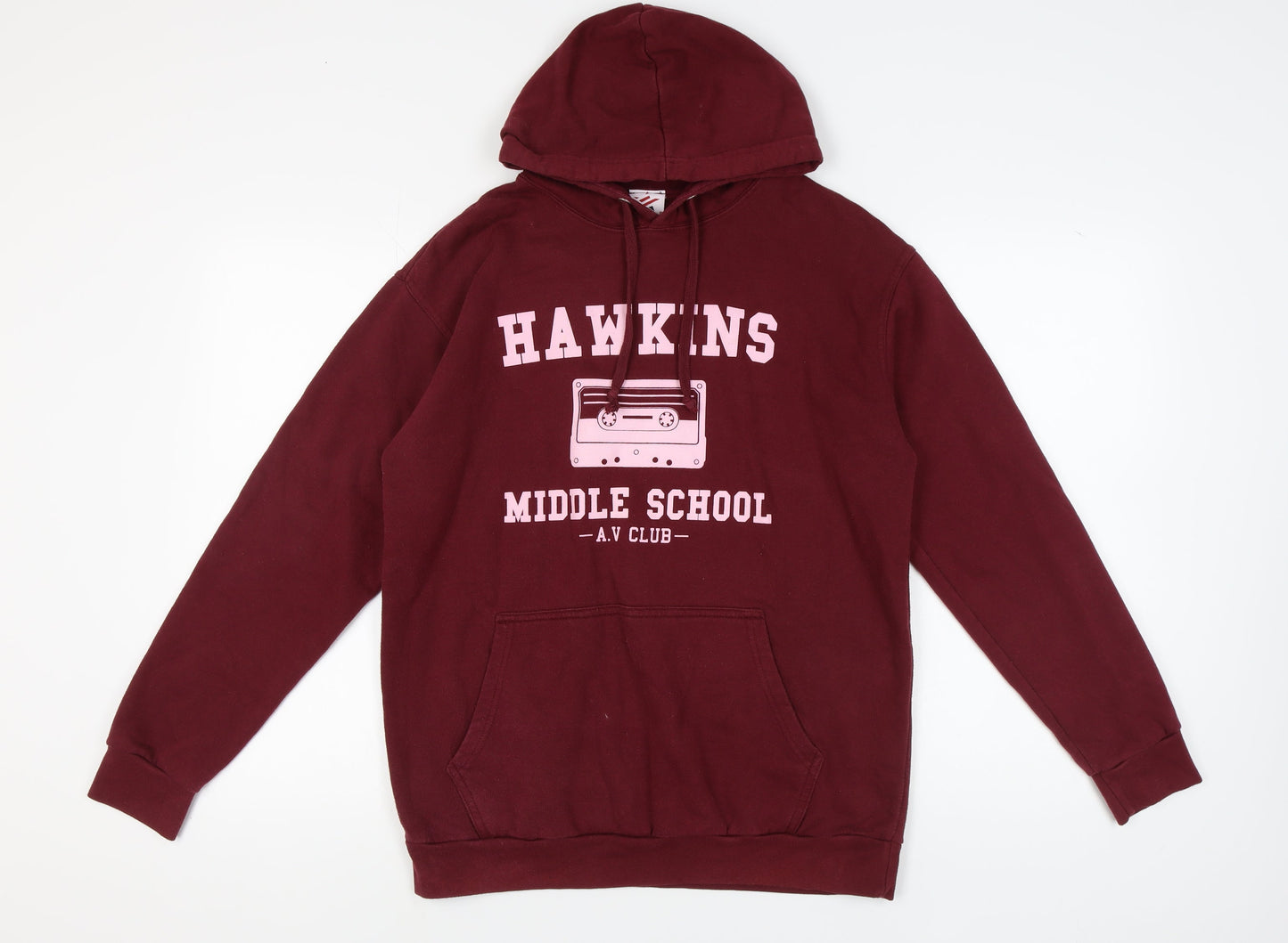 Stars & Stripes Unisex Red Large Pullover Hoodie