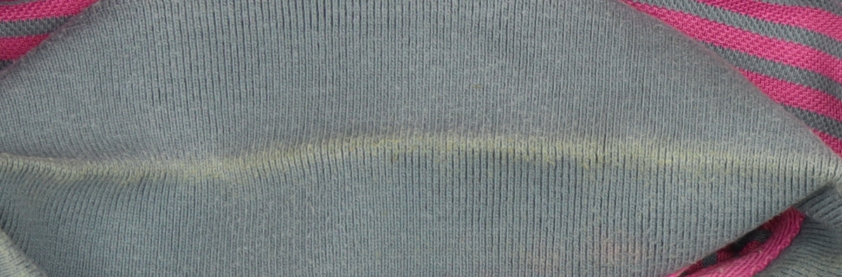 Farah Men's Pink Striped Polo Shirt, Size M, Casual Style