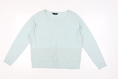Womens UK Size 18 Dorothy Perkins Blue Pullover Jumper