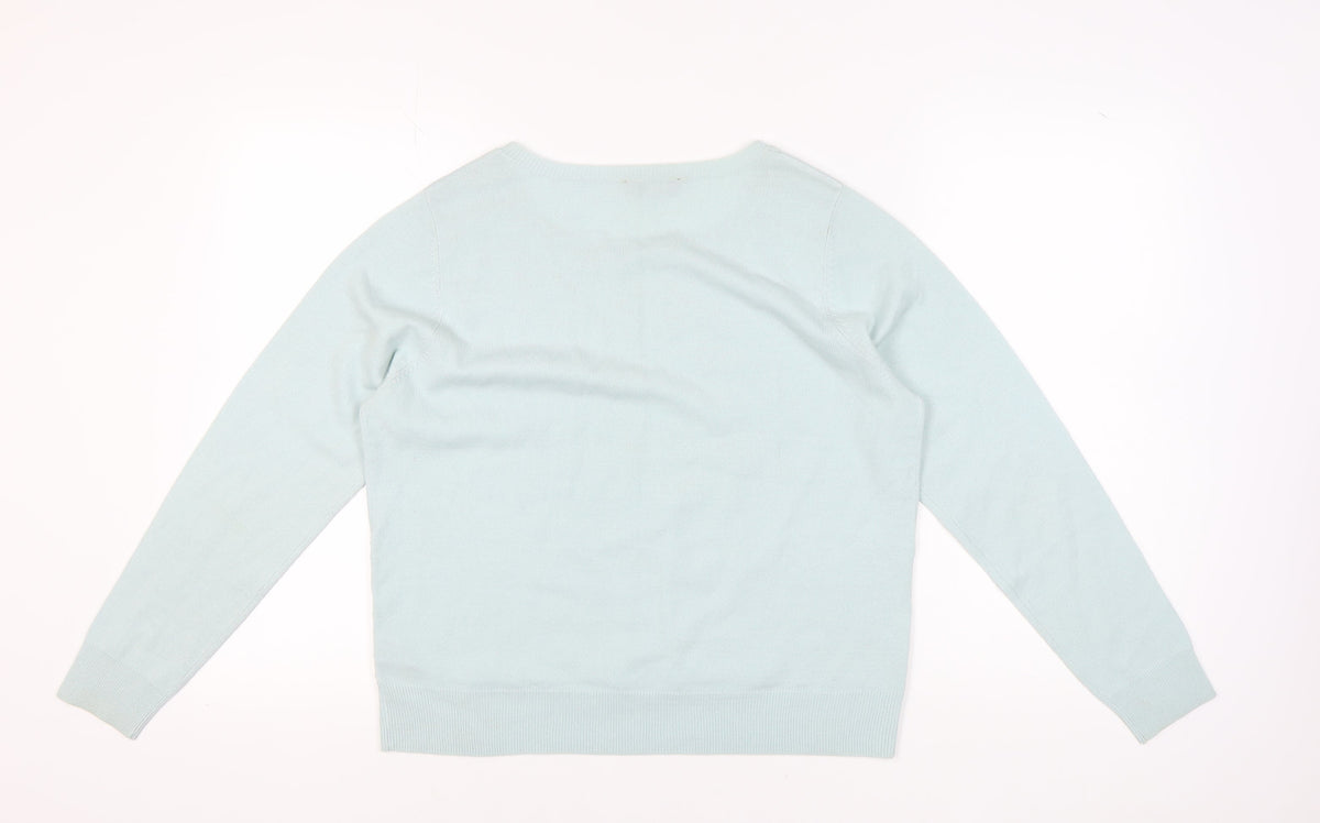 Womens UK Size 18 Dorothy Perkins Blue Pullover Jumper