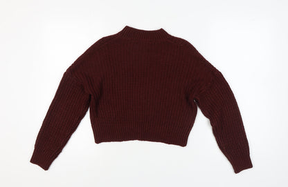 New Look Girls Red Pullover Jumper Size 10-11 Years