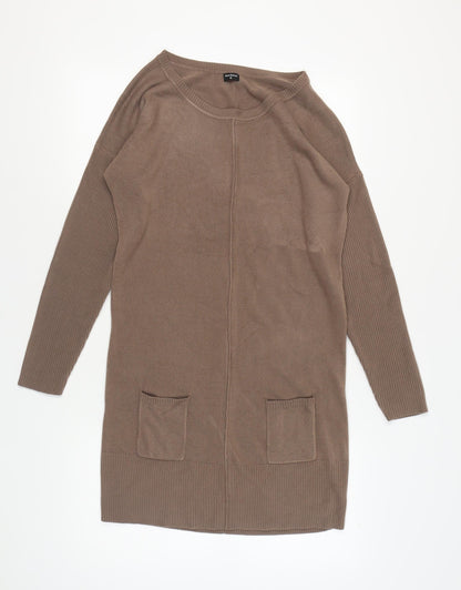 Heart & Soul Women's Brown Jumper Dress Size 16