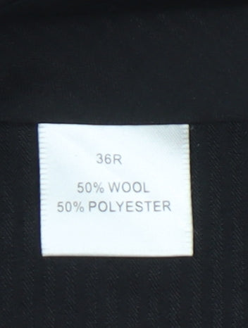 Scott & Taylor Men's Black Dress Pants 36R Regular Fit