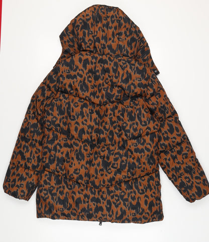 Womens UK Size 10 Roman Multicoloured Puffer Jacket