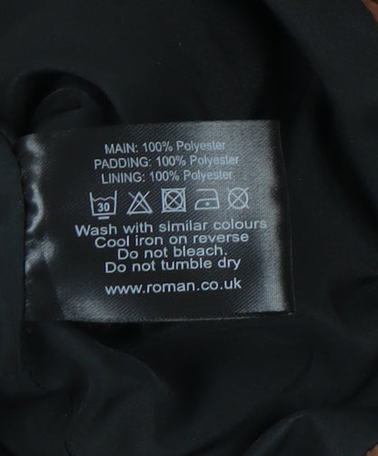 Womens UK Size 10 Roman Multicoloured Puffer Jacket