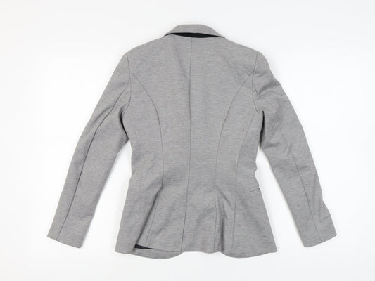 H&M Women's Grey Blazer, Size 6, Regular Fit
