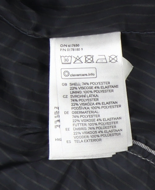 H&M Women's Grey Blazer, Size 6, Regular Fit