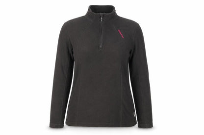 Womens UK Size 12 Quechua Black Full Zip Sweatshirt