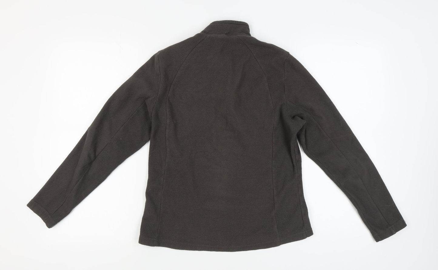 Quechua Women's Black 1/2 Zip Fleece Sweatshirt Size 12