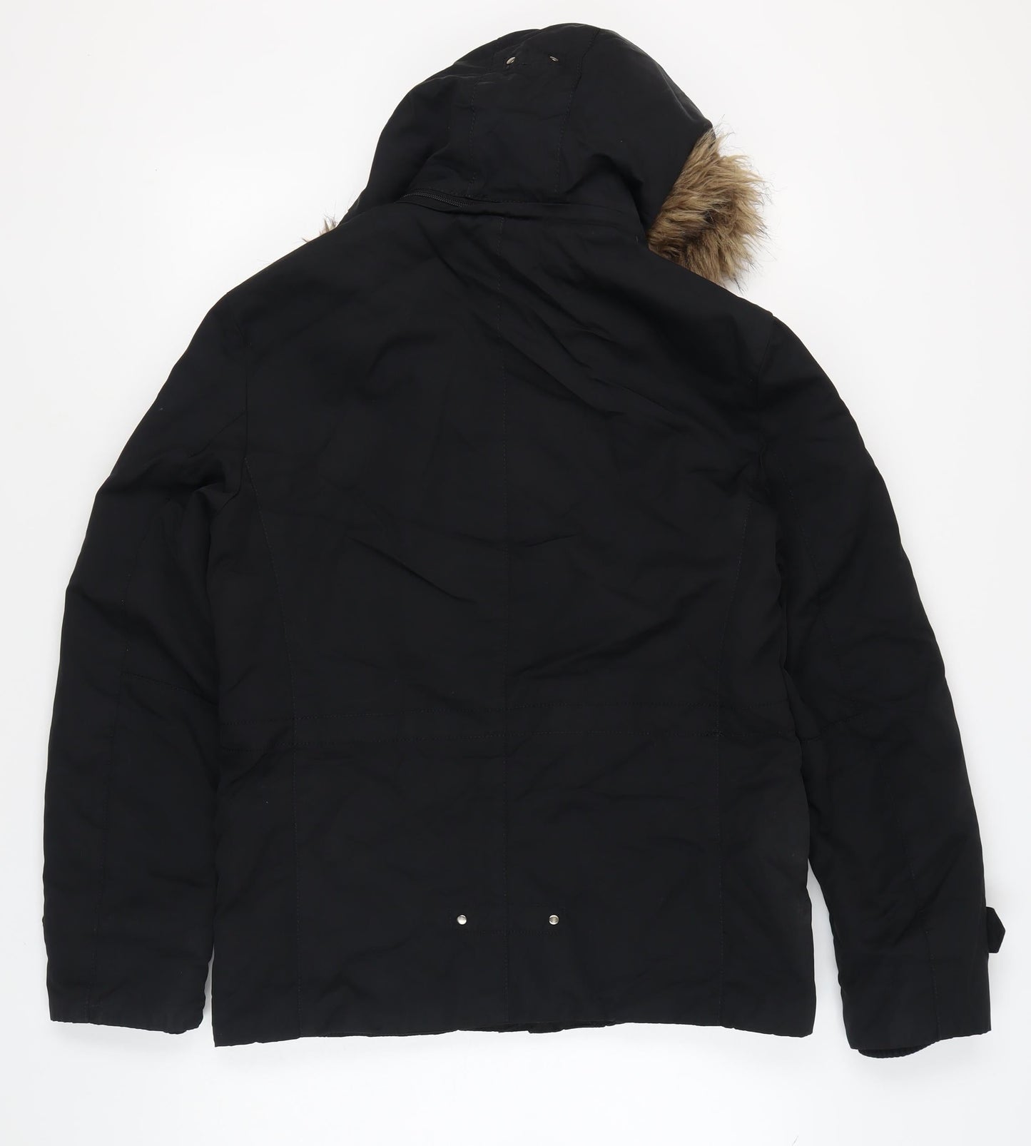 Zara Man Men's Black Parka Jacket L