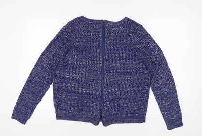 Womens UK Size XL Therapy Blue Pullover Jumper