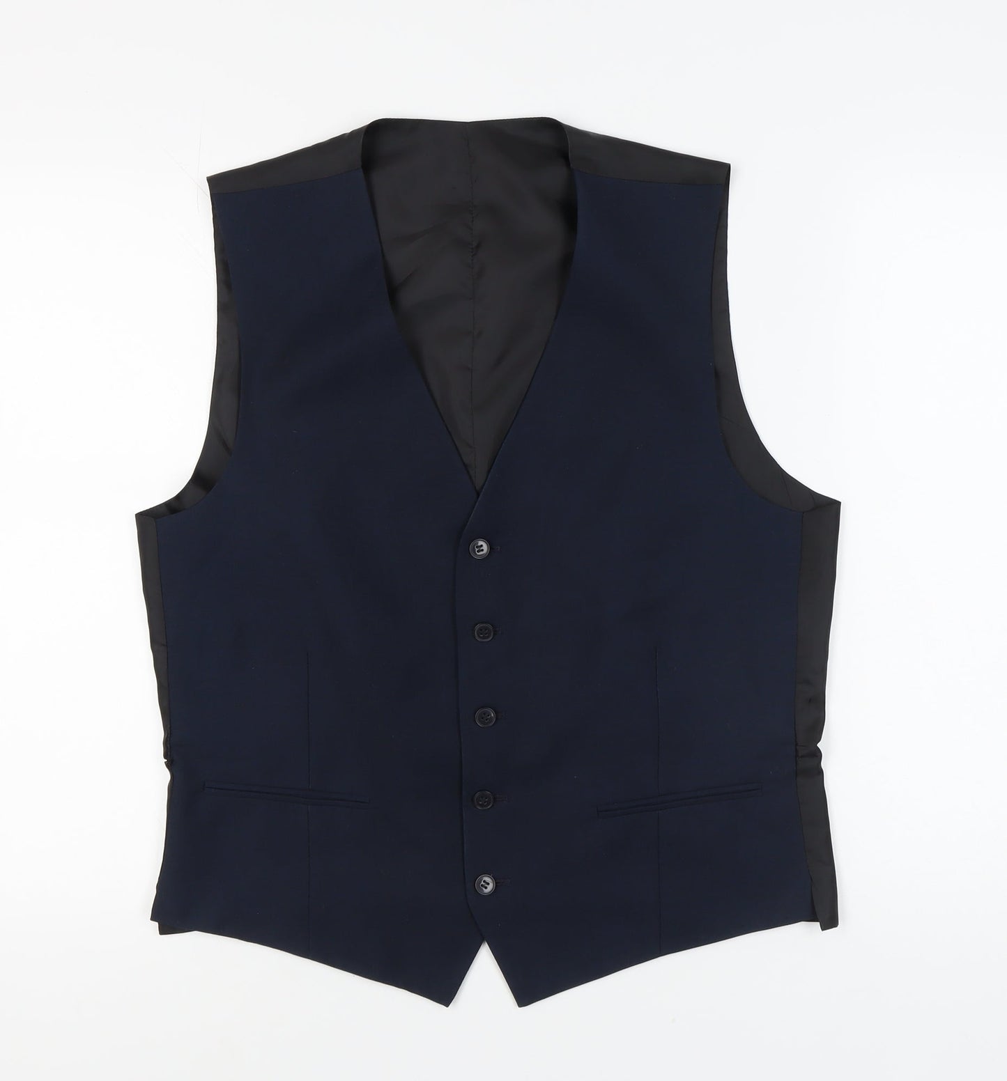 Mens UK Size 42 Unbranded Regular Blue Suit Waistcoat